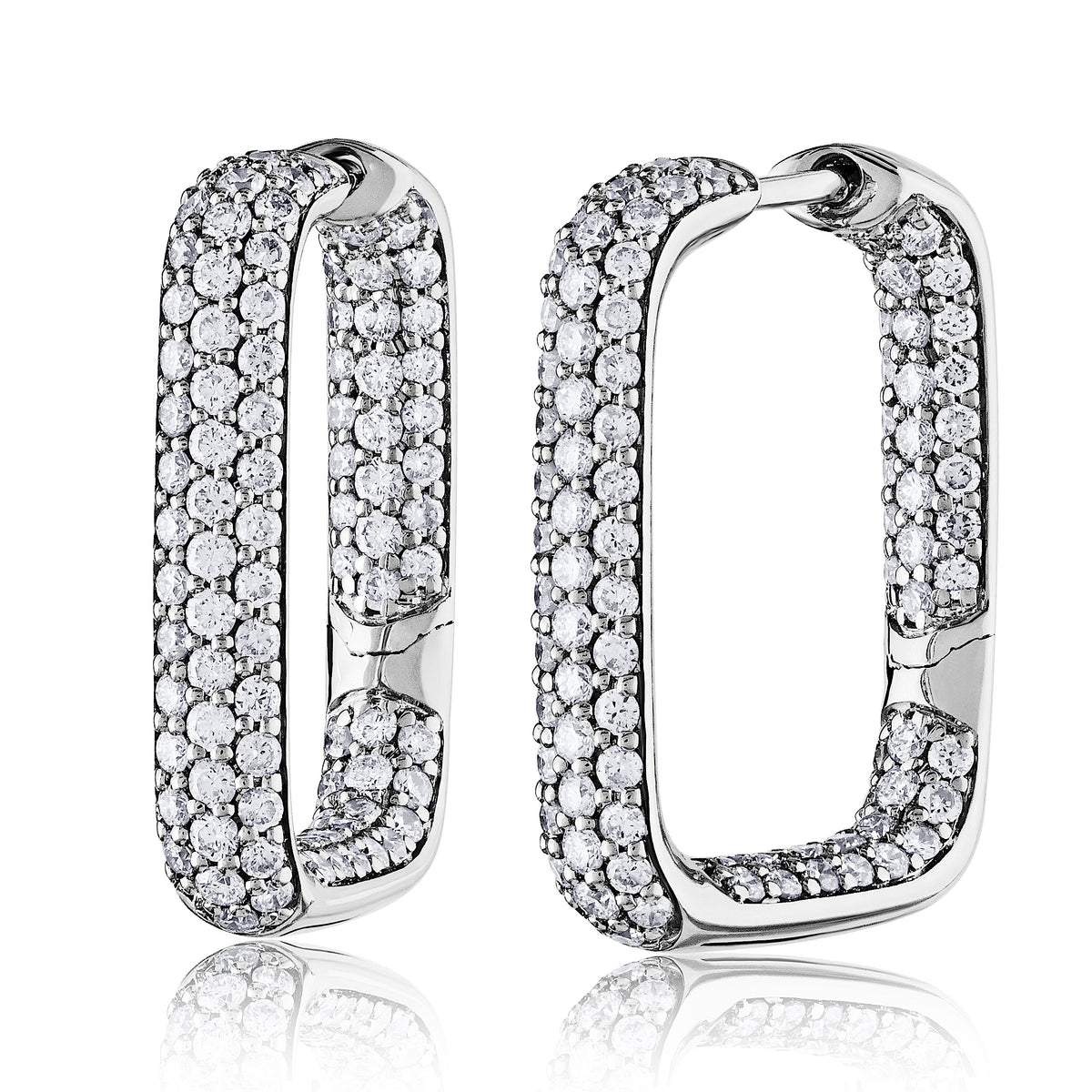 Thin and light unusual earrings