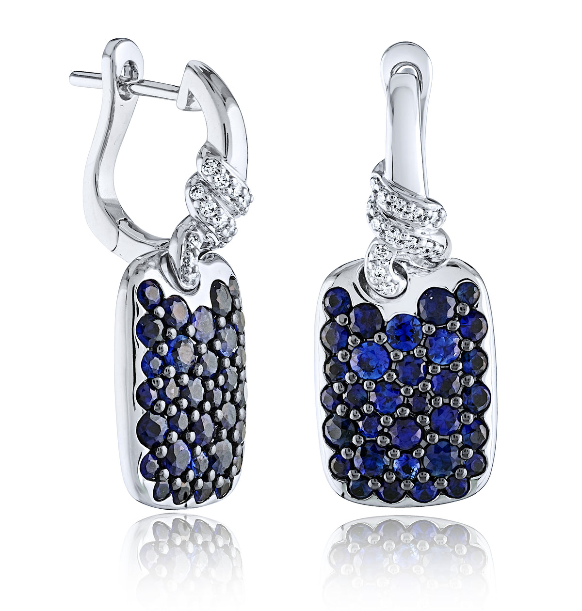 New  Easy to Wear White Gold Earrings