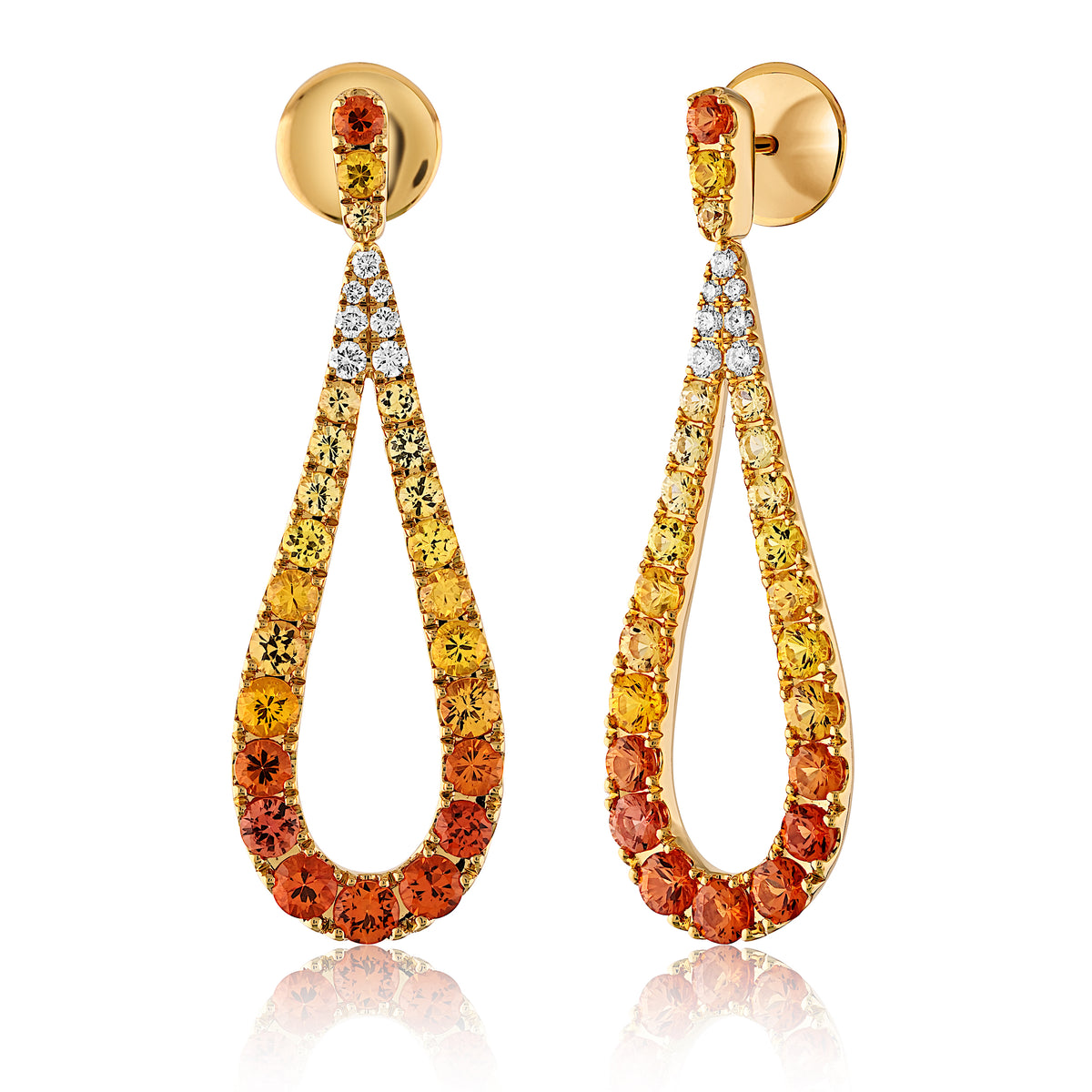 Unusual Design for Modern and Elegant Ombre' Earrings