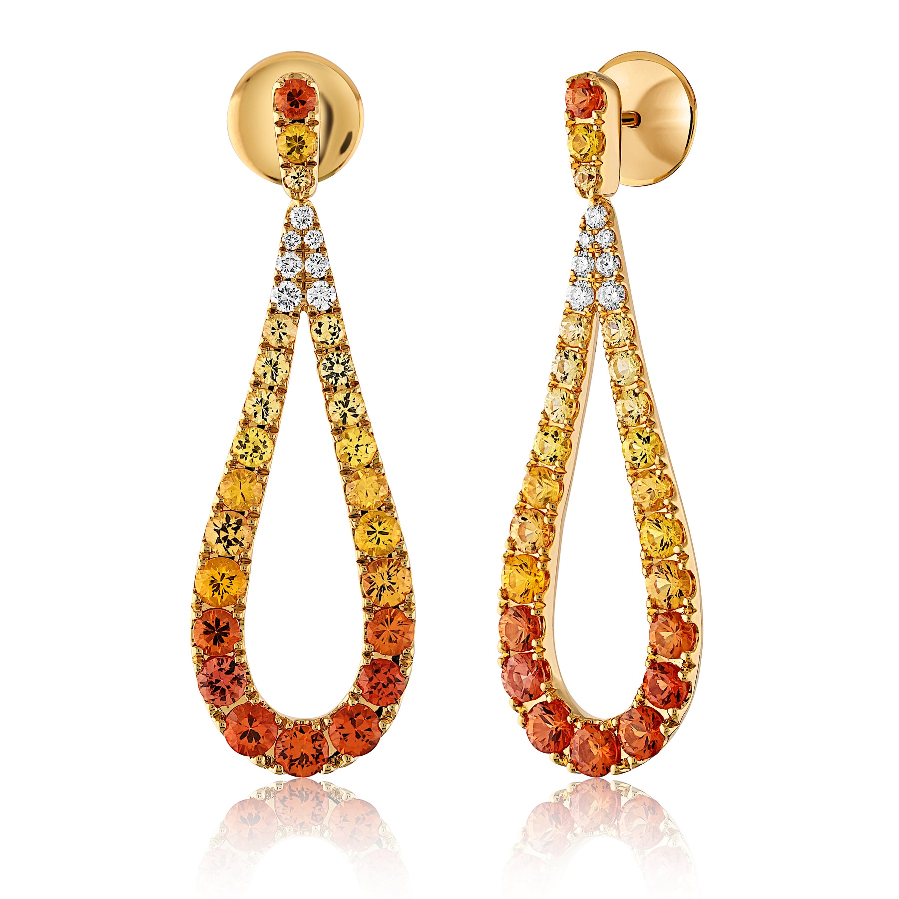 Unusual Design for Modern and Elegant Ombre' Earrings