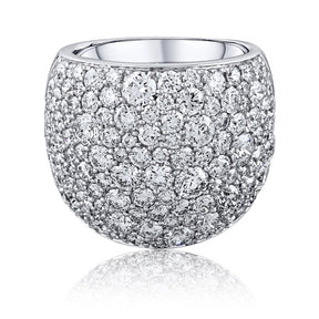 Spectacular Diamond White Gold Ring