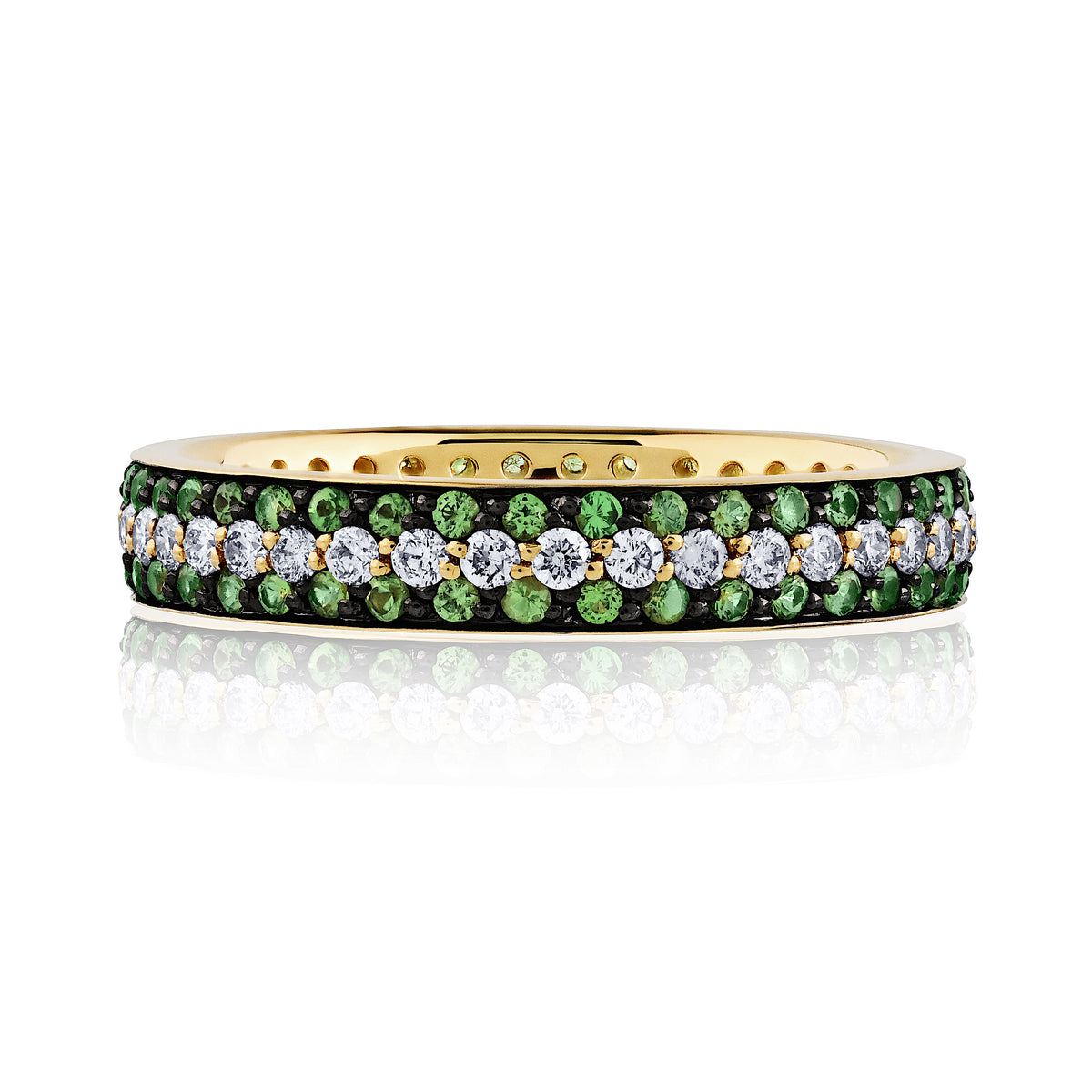 Simple and fun ring, nice by itself, also stackable with others in different colors