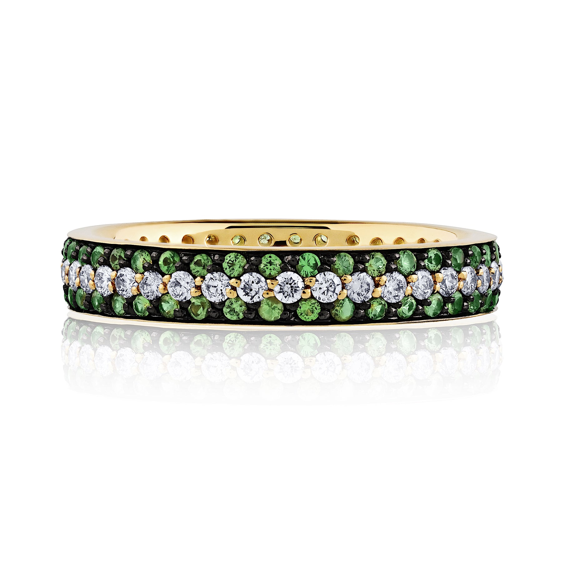 Simple and fun ring, nice by itself, also stackable with others in different colors