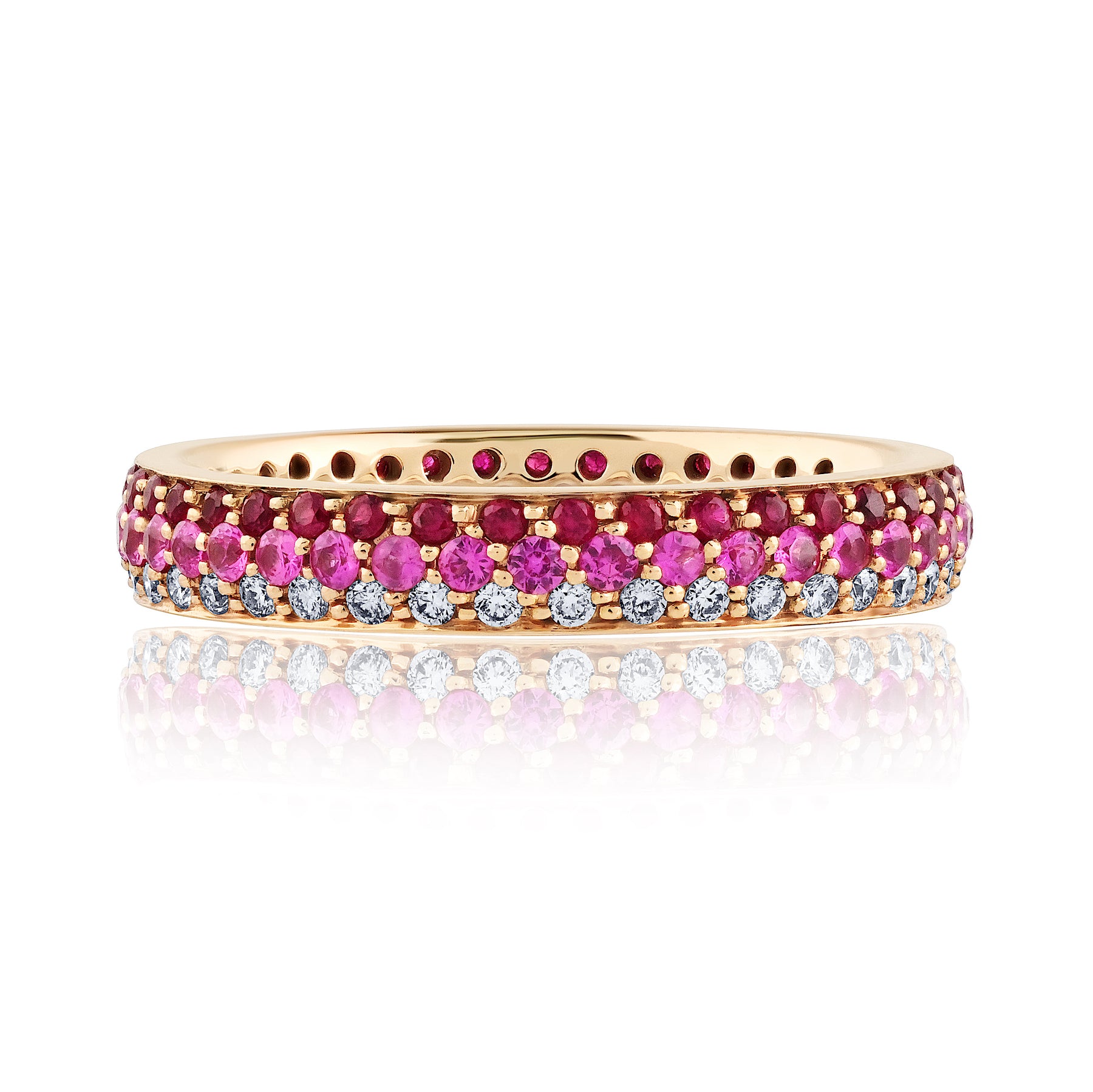 Different Ombre' ring, nice by itself, also stackable with others in different or same colors