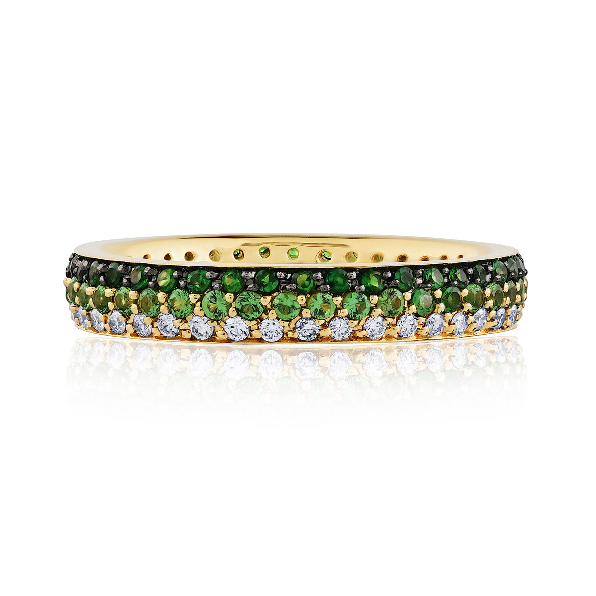 Different Ombre' ring, nice by itself, also stackable with others in different or same colors.