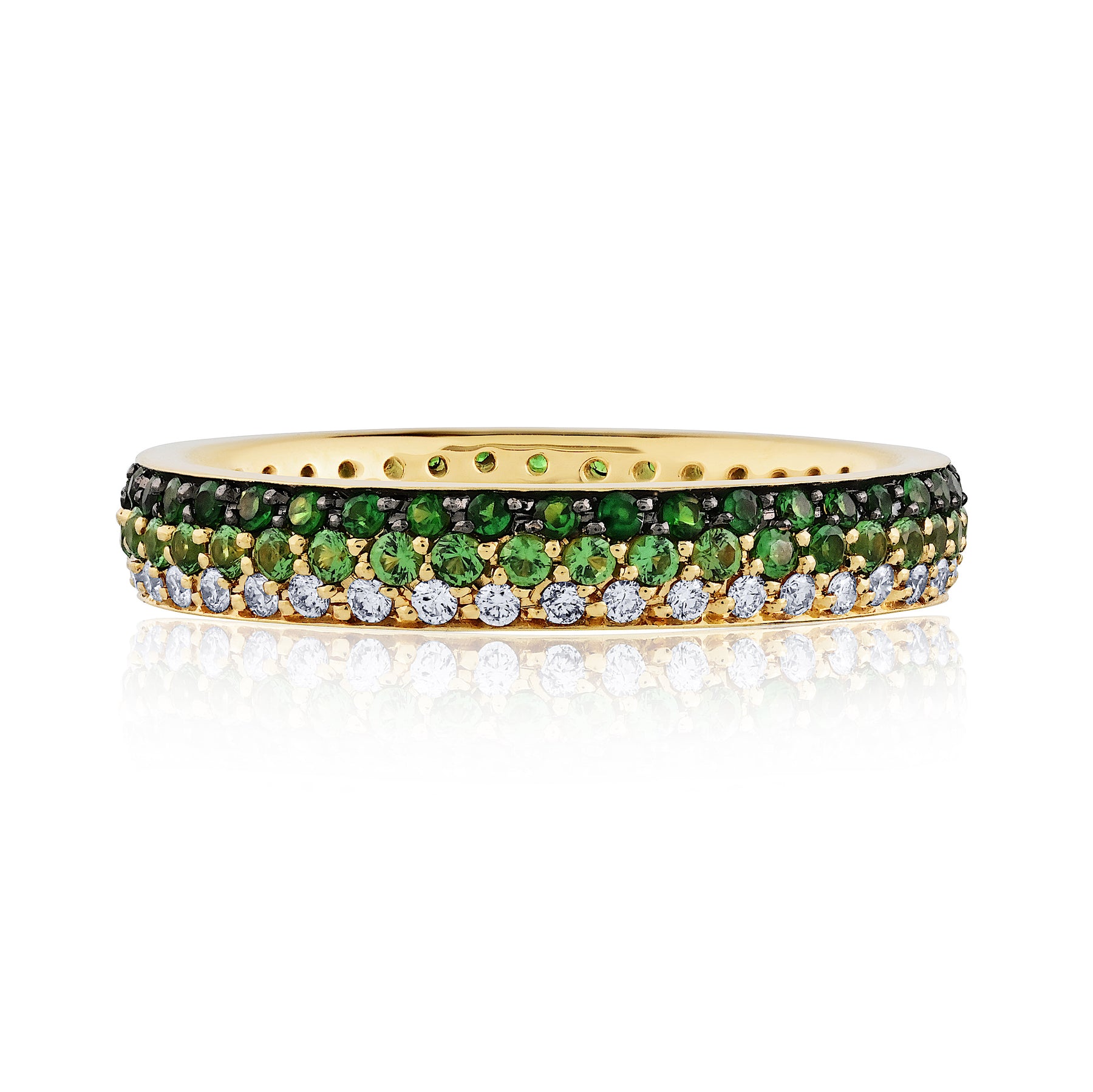 Different Ombre' ring, nice by itself, also stackable with others in different or same colors.