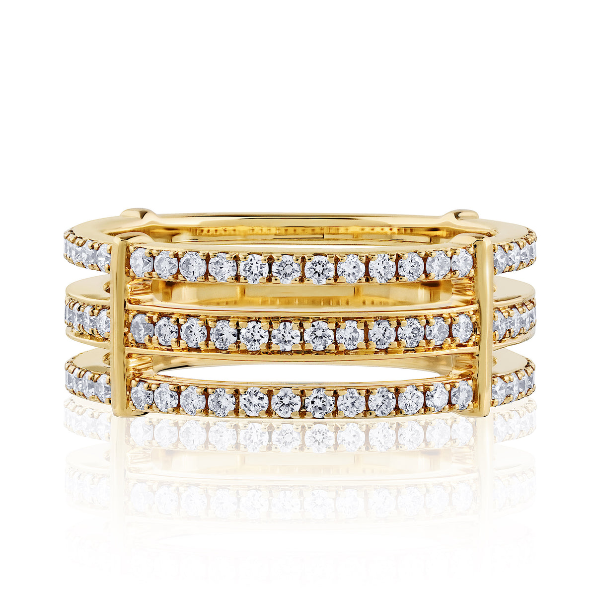 Modern design for an everyday diamond ring