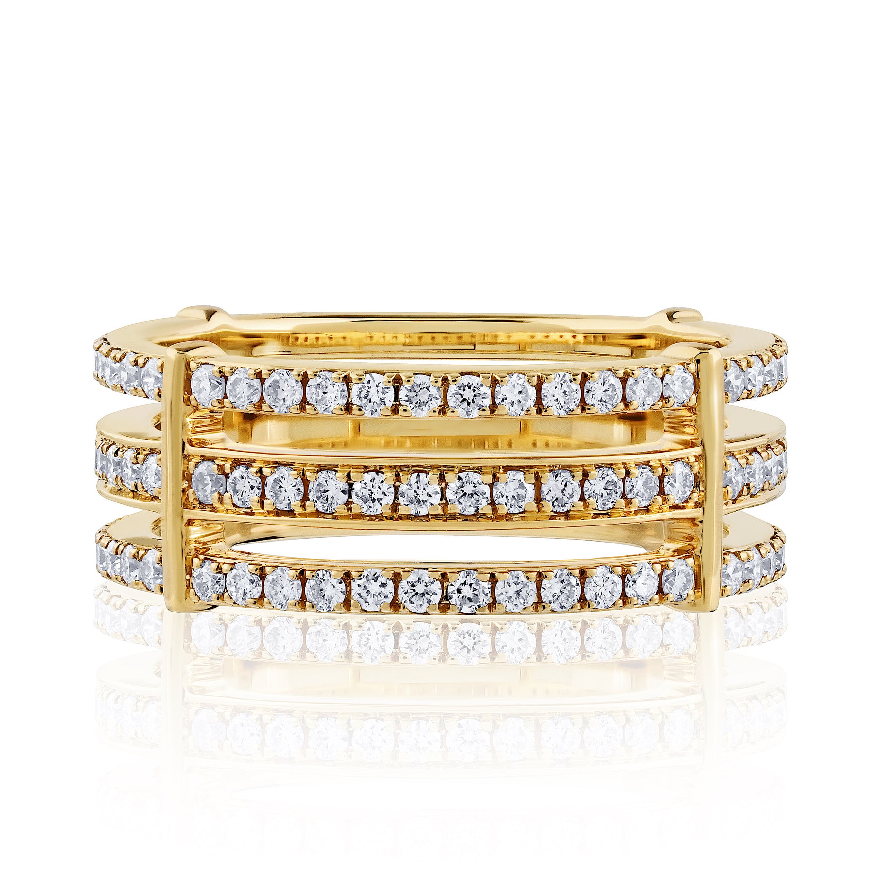 Modern design for an everyday diamond ring