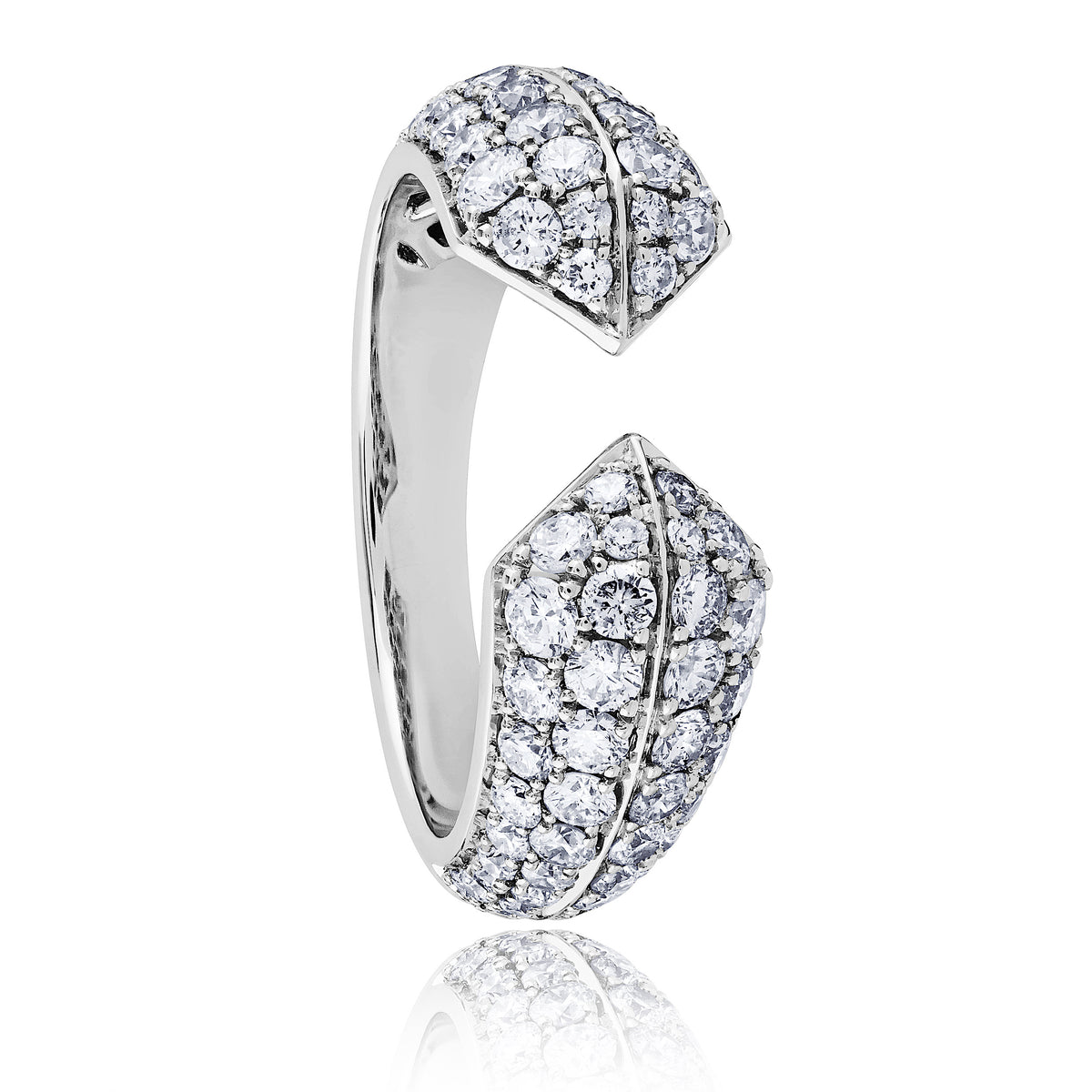 Love arrow diamond ring