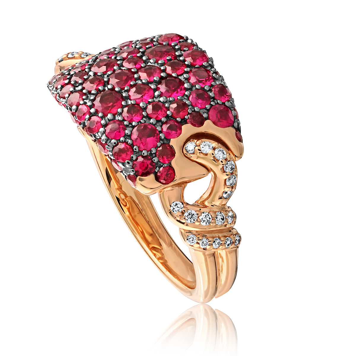 Simple and Elegant Pink Gold Ring