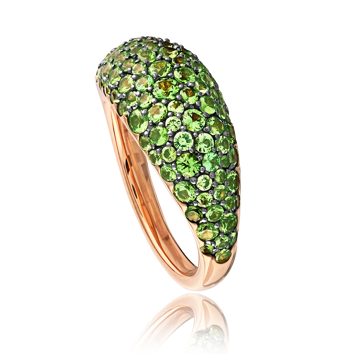 Classic Small Domed Yellow Gold Ring