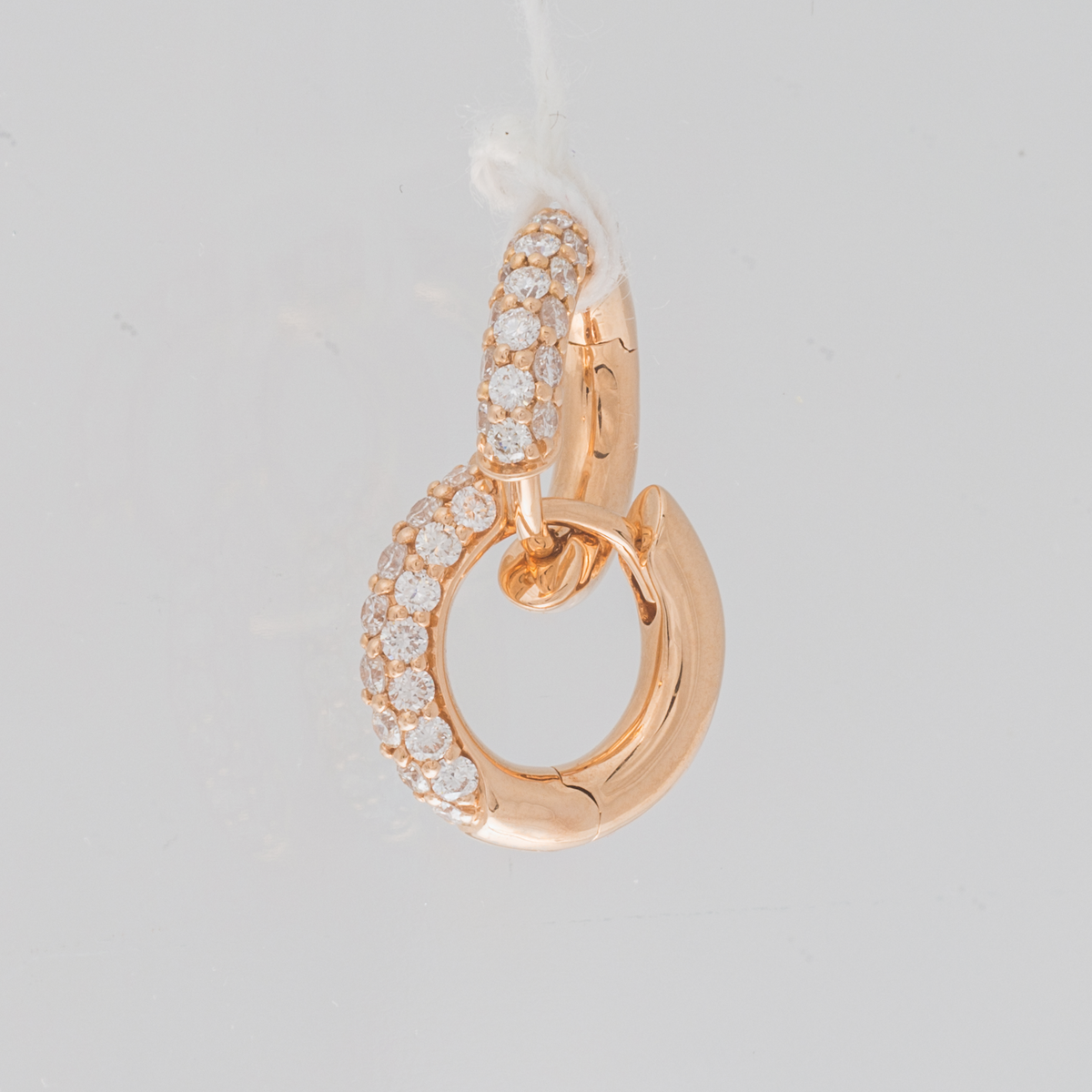 Tiny Diamond Hoops