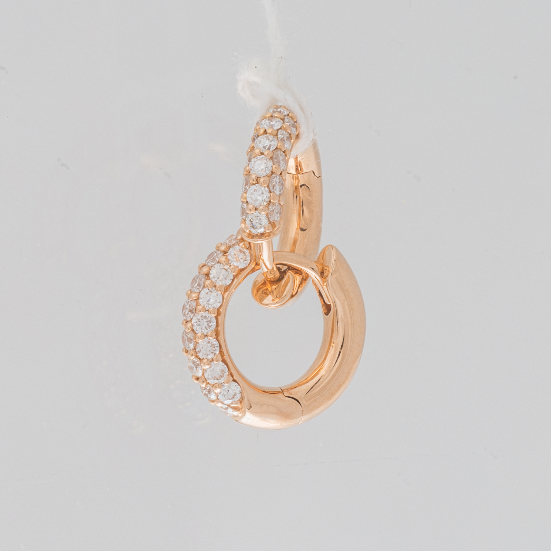 Tiny Diamond Hoops