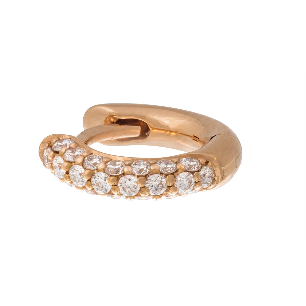 Tiny Diamond Hoops