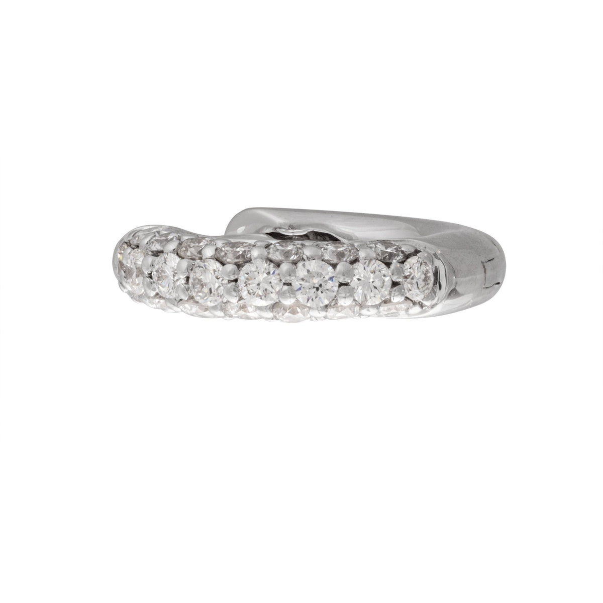 Tiny Diamond Hoops