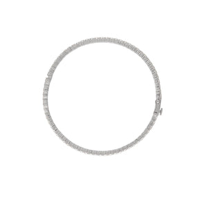 Round Shaped Diamond Bangle