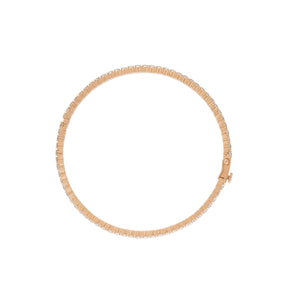 Round Shaped Diamond Bangle