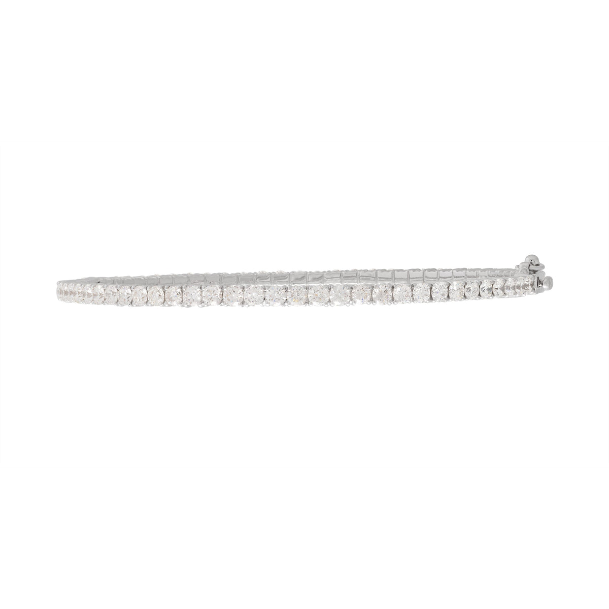 Round Shaped Diamond Bangle