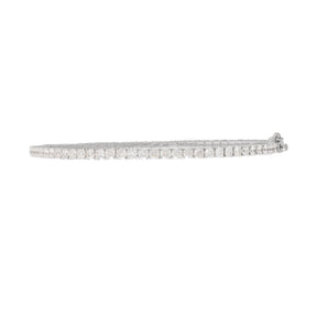 Round Shaped Diamond Bangle