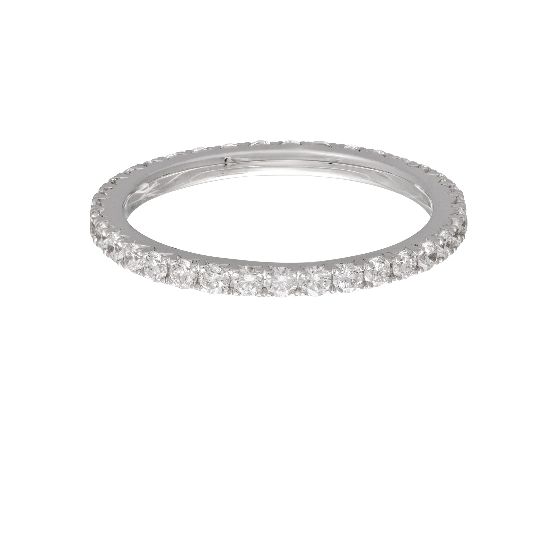 Thin All Around Diamond Stackable Ring