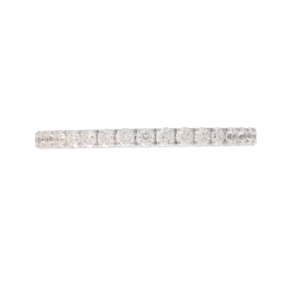 Thin All Around Diamond Stackable Ring