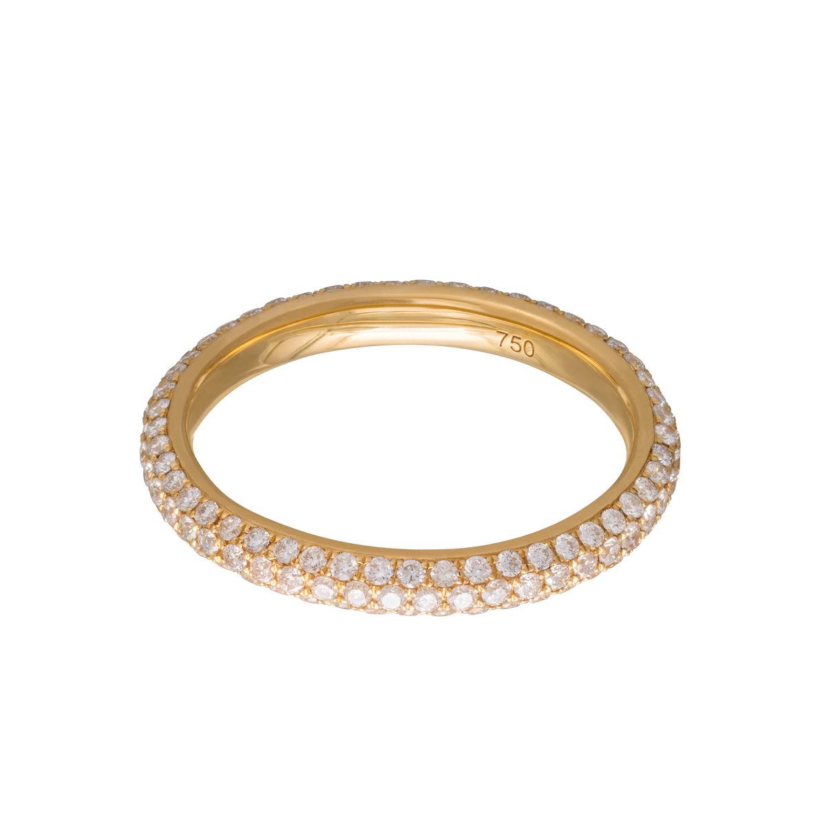 Pavè Diamond Stackable Ring