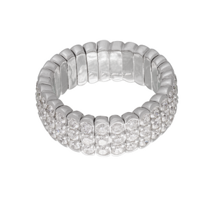Thin Flexible Diamond Band