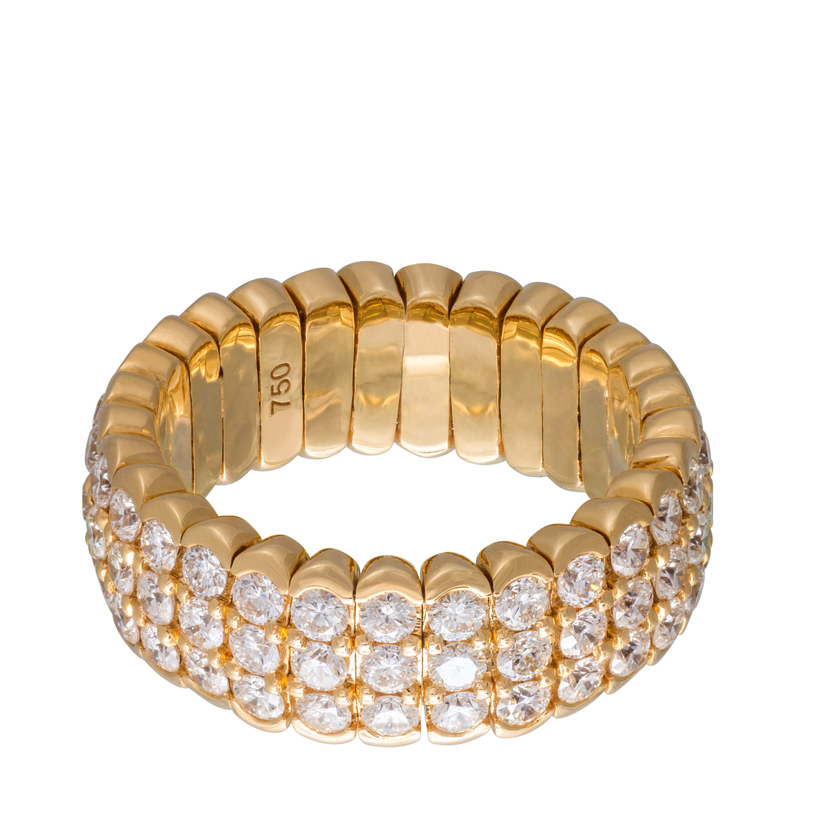 Thin Flexible Diamond Band