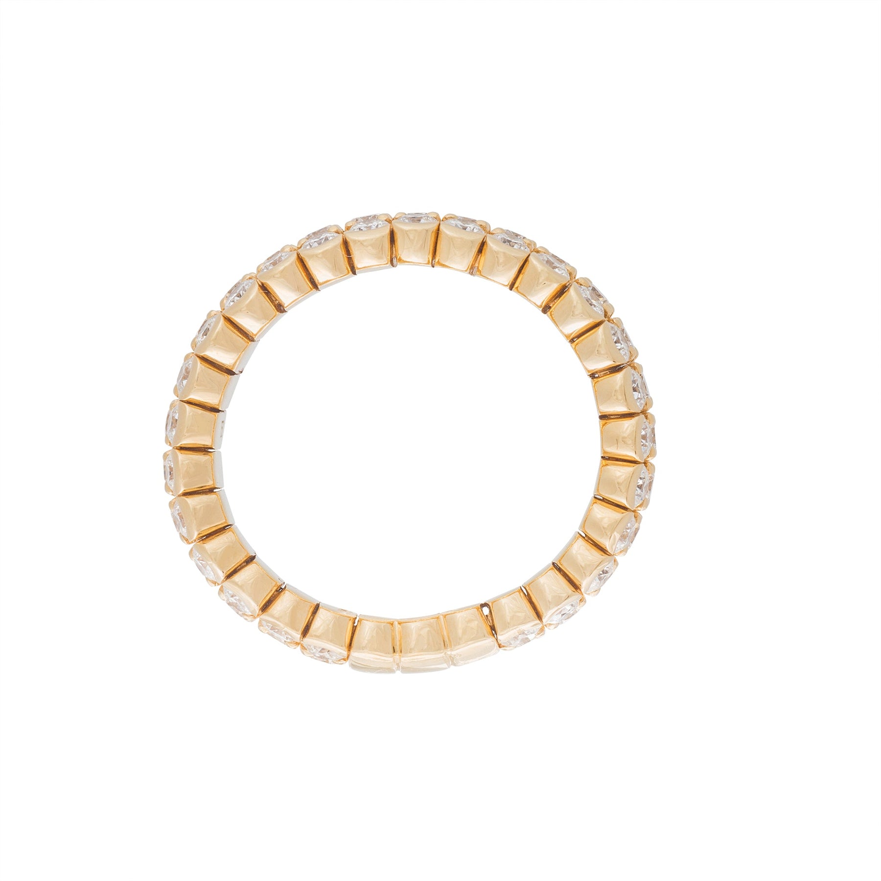 Thin Flexible Diamond Band