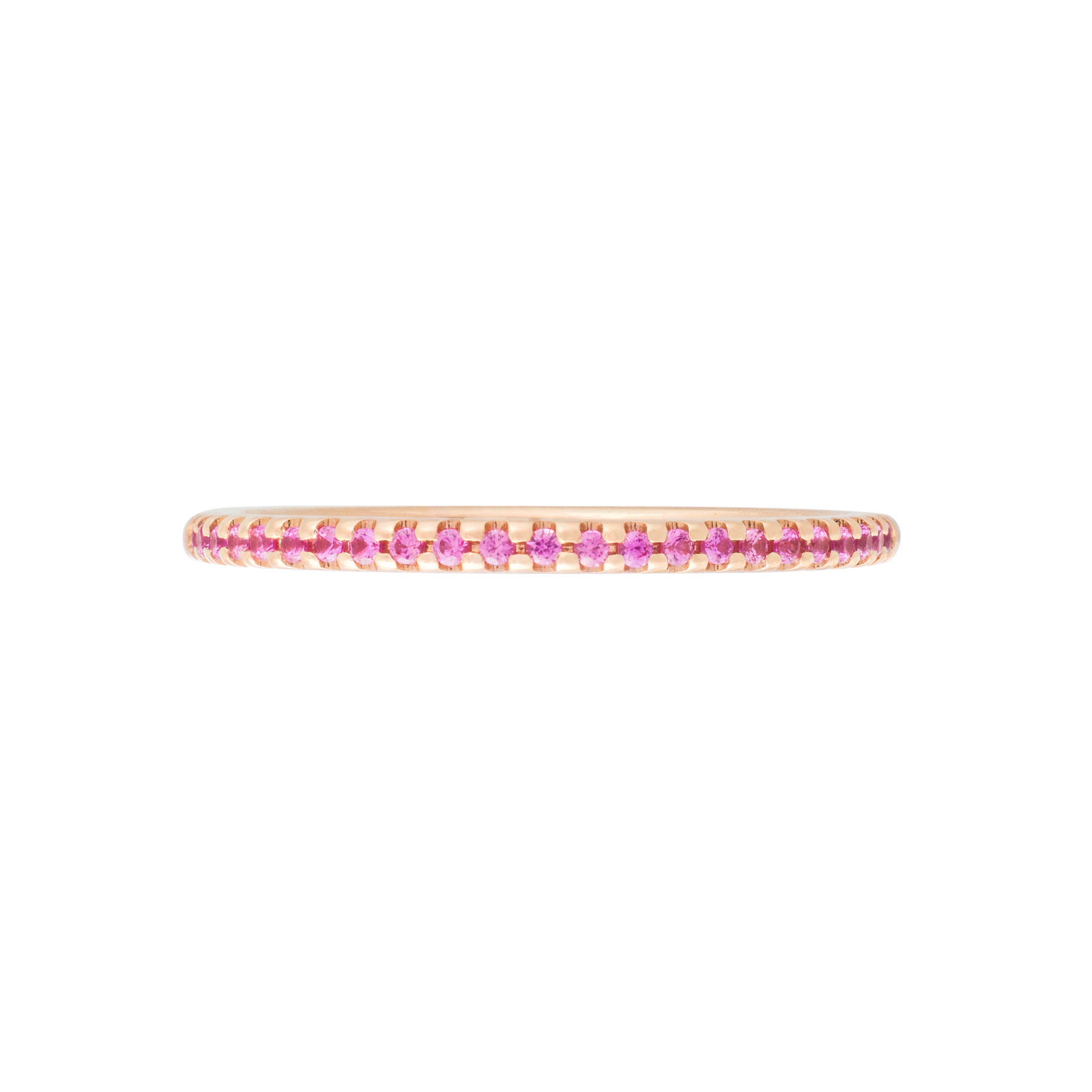Thin Half The Way Stackable Color Ring