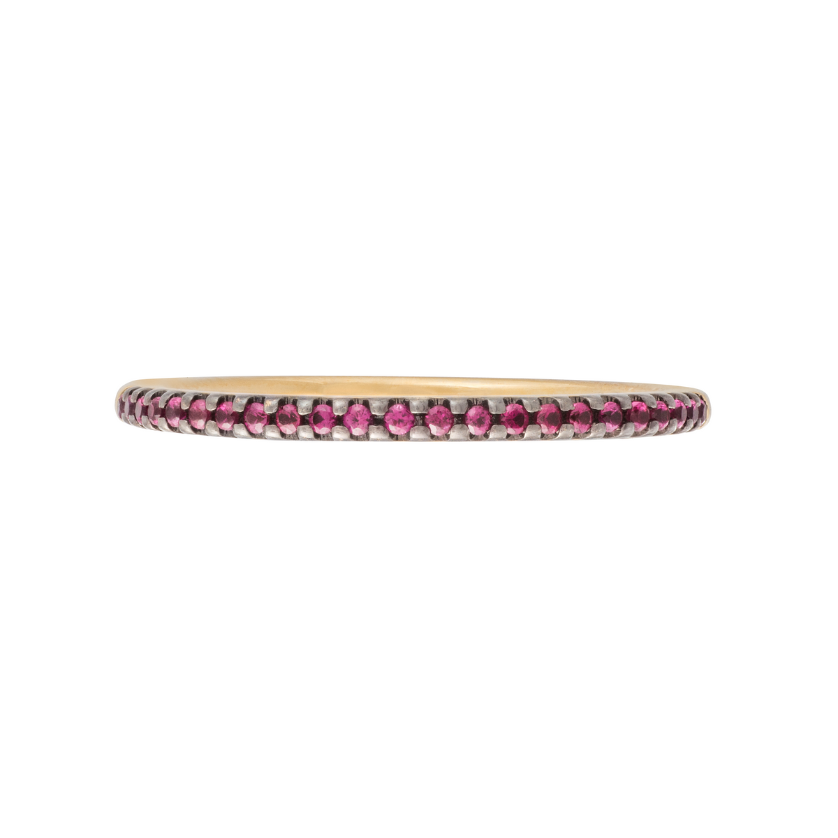 Thin Half The Way Stackable Color Ring