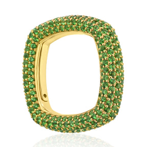 "Be Square" Elegant And Unusual Pavè Ring-Stackable