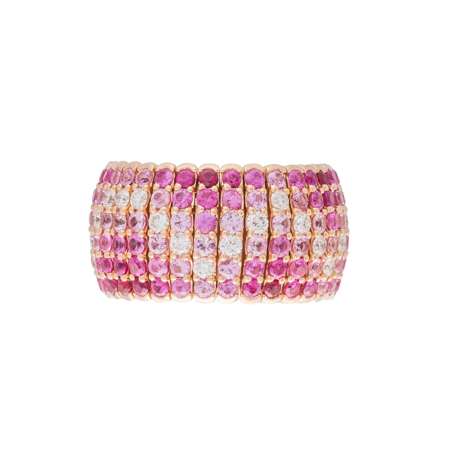 Medium Flexible Diamond & Color Band