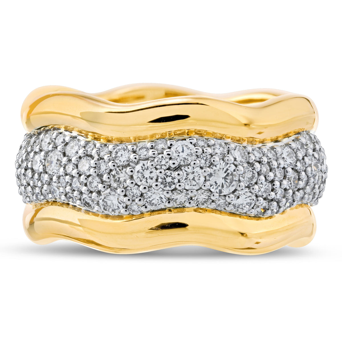 Thick Wavy Classic Ring