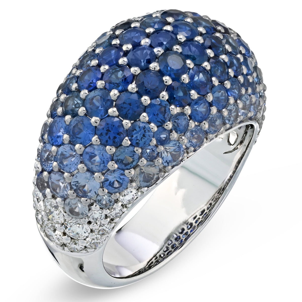 Important Unusual Domed Ring
