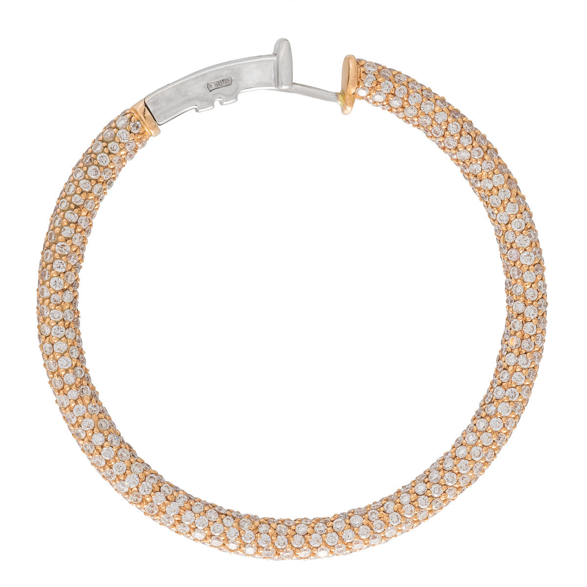 "All The Way Around" Rich Diamond Earrings