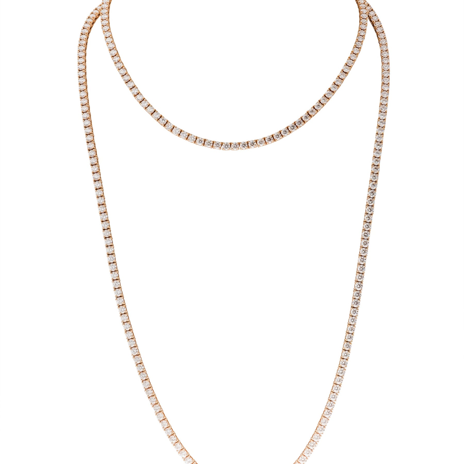 Important Diamond Long Necklace