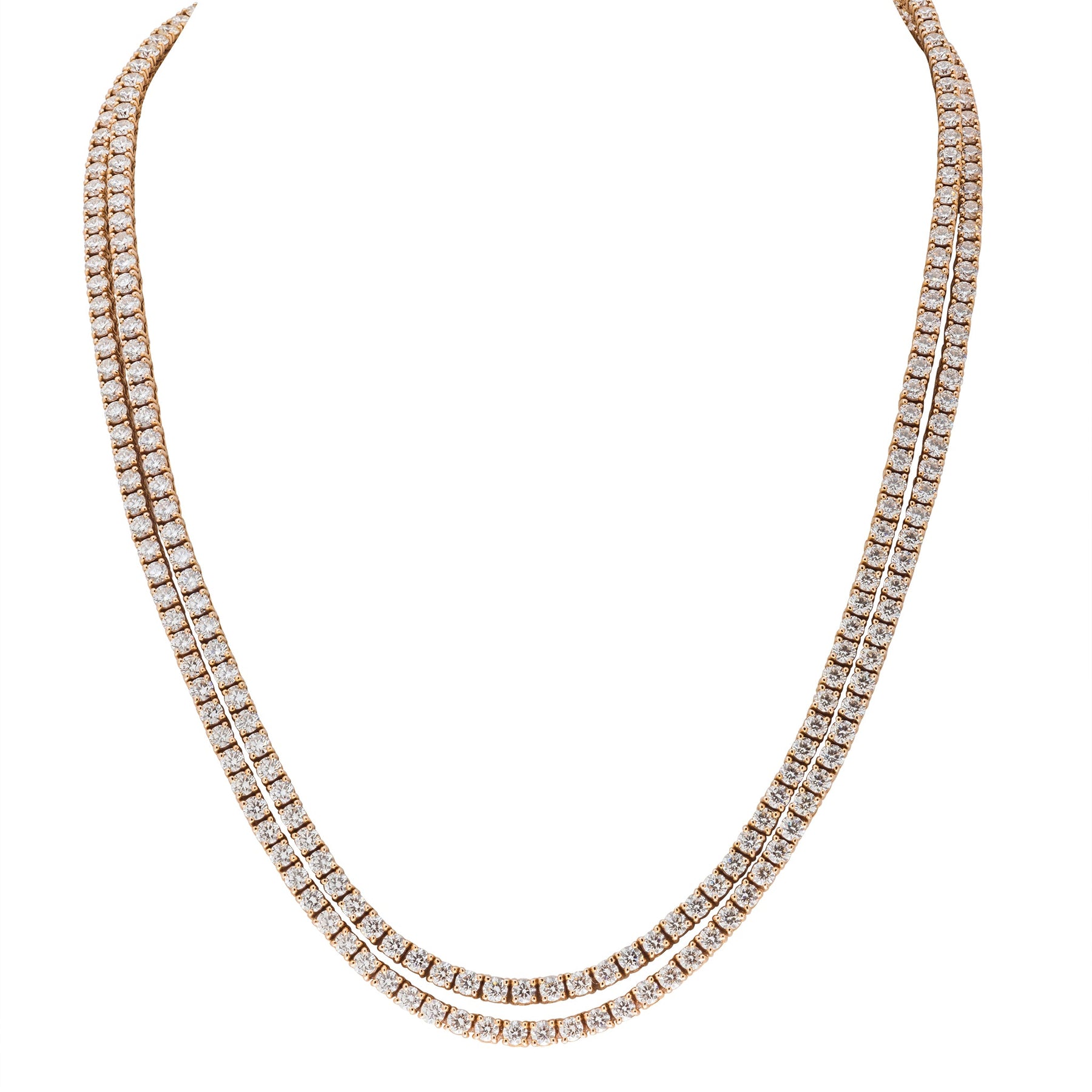 Important Diamond Long Necklace