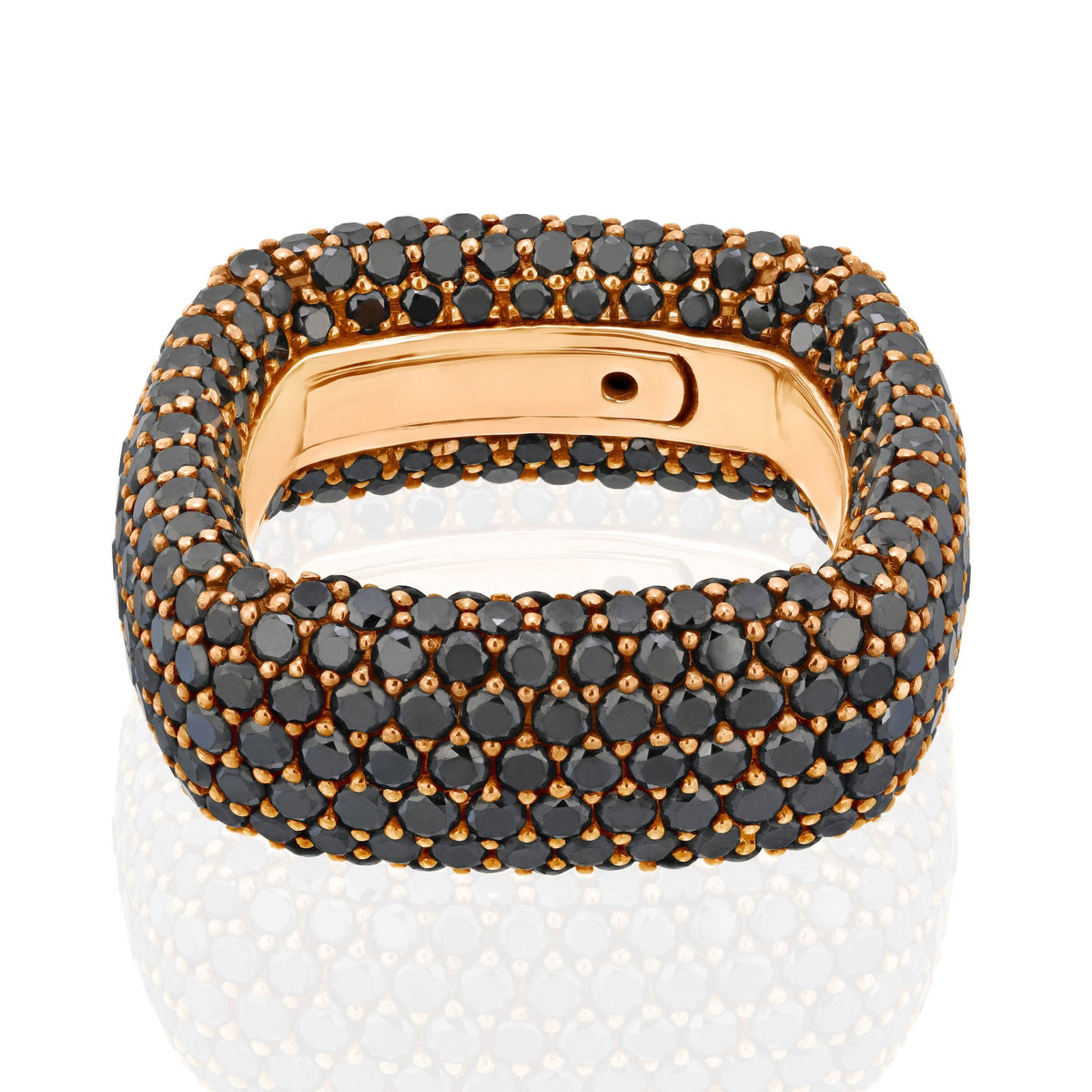 Large "Be Square" Pavè Ring