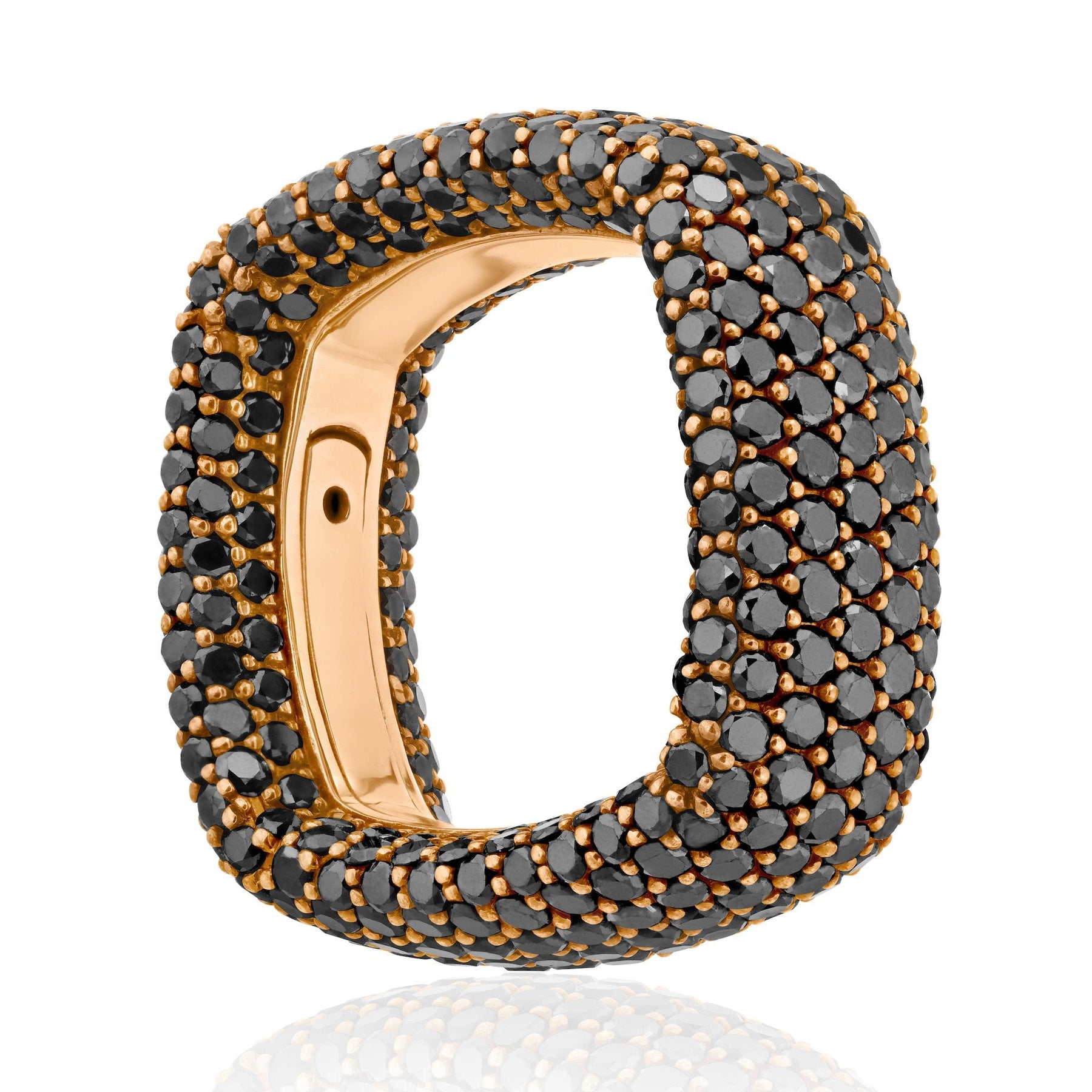 Large "Be Square" Pavè Ring