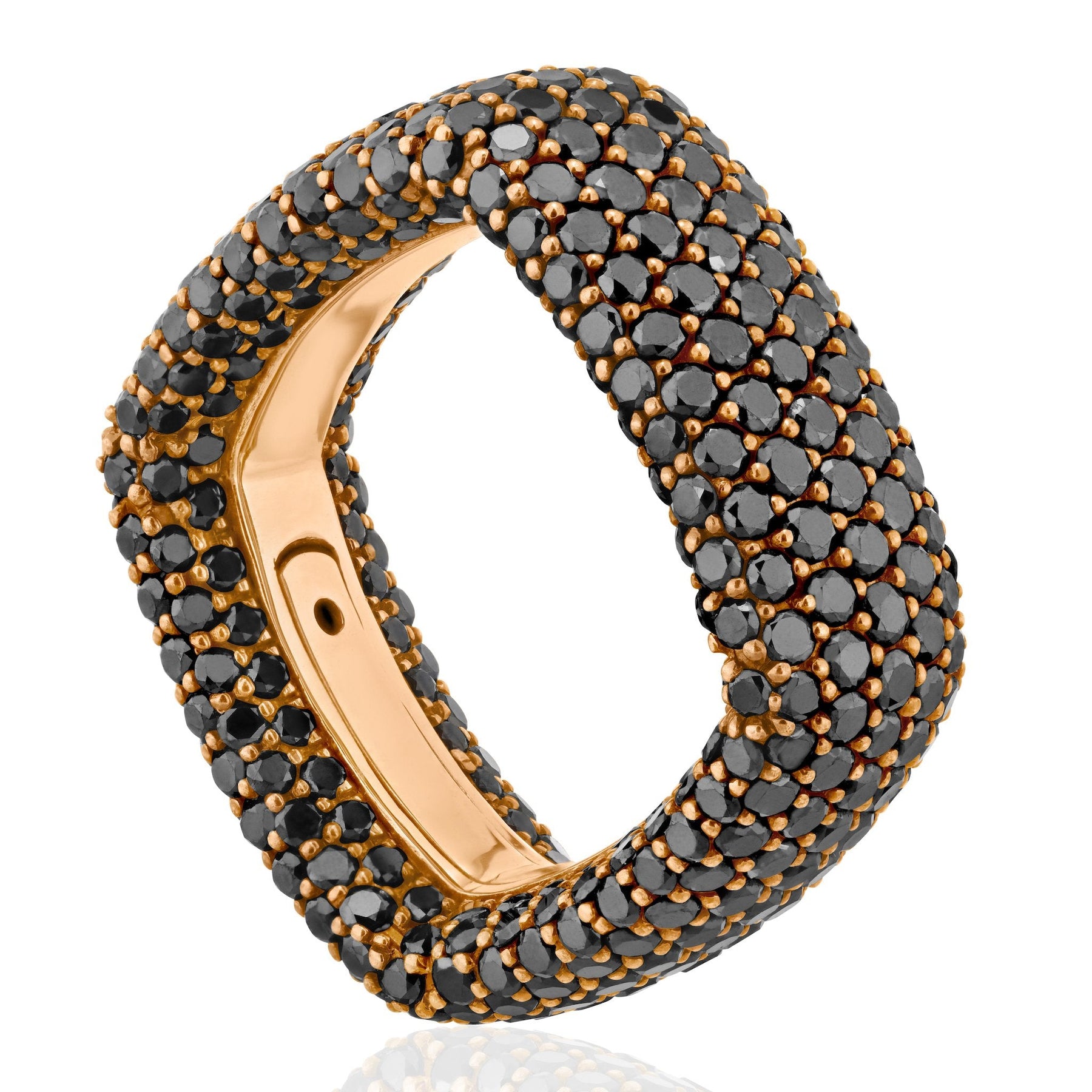 Large "Be Square" Pavè Ring