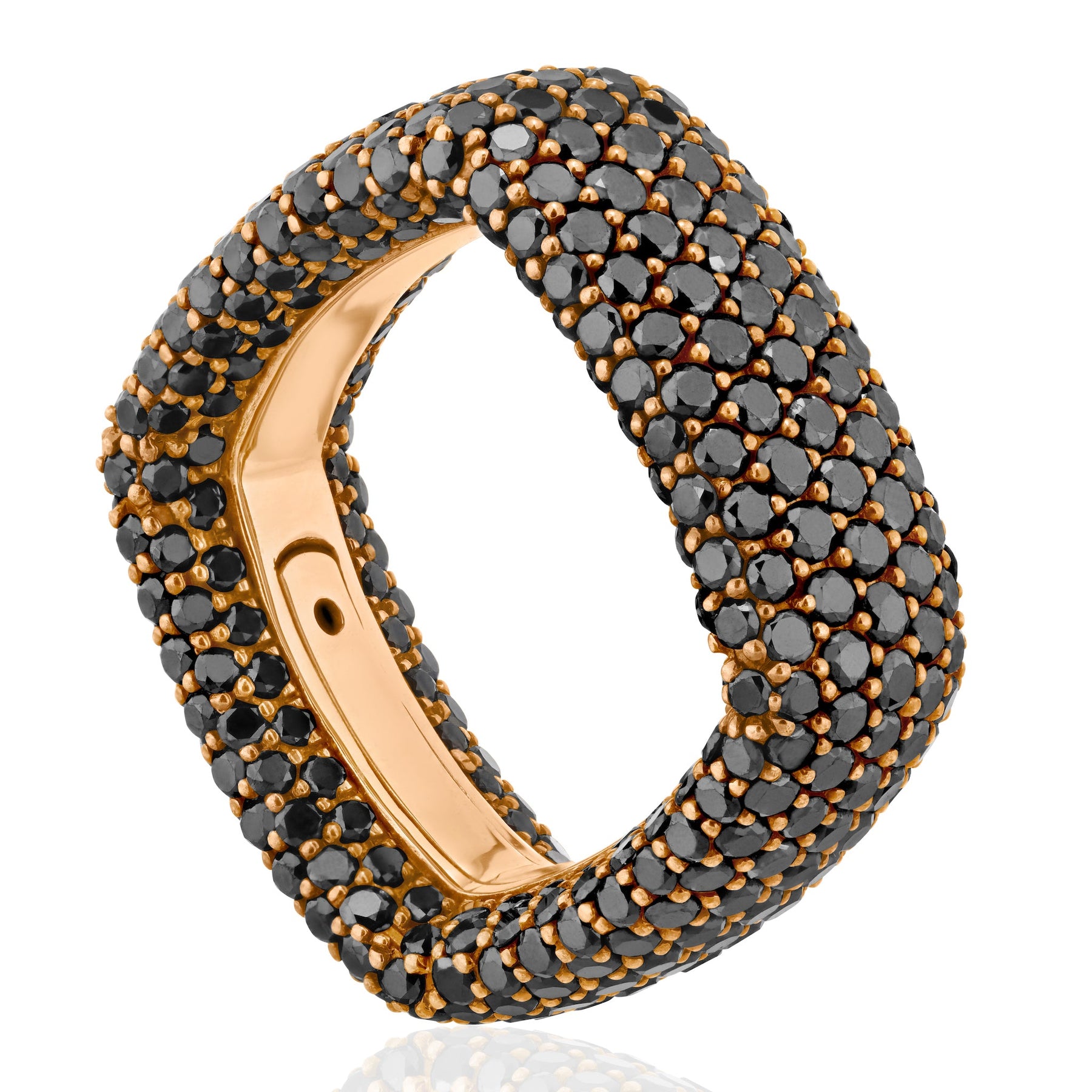 Large "Be Square" Pavè Ring