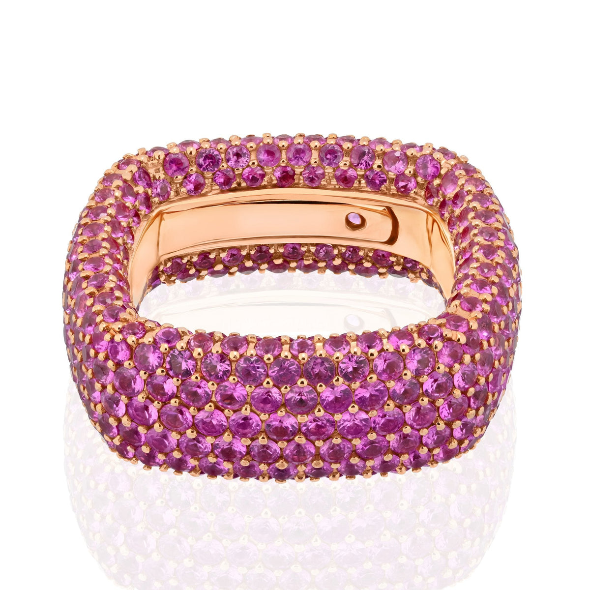 Large "Be Square" Pavè Ring