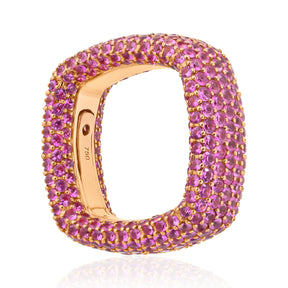 Large "Be Square" Pavè Ring