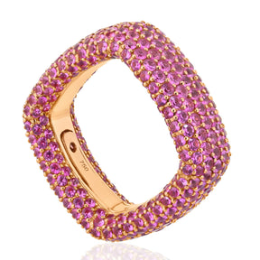 Large "Be Square" Pavè Ring