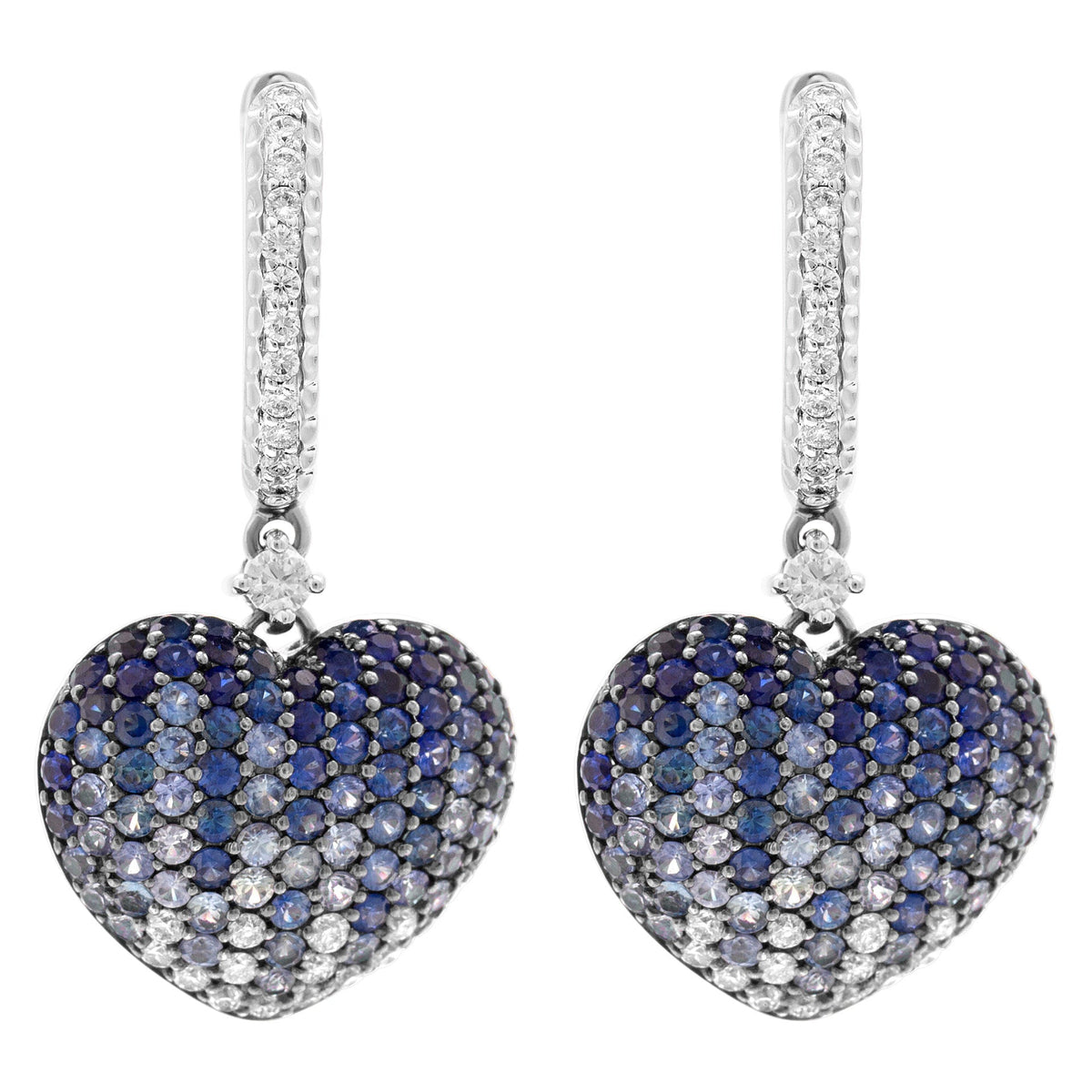 Full Colorful Hearths Earrings