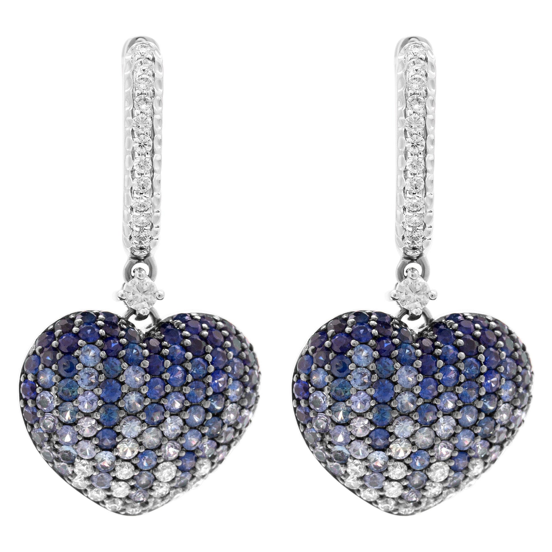 Full Colorful Hearths Earrings
